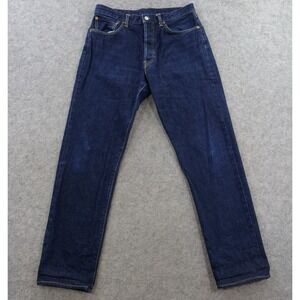 Buck Mason Jeans Mens 32 Blue Ford Standard Double Dipped Indigo Denim